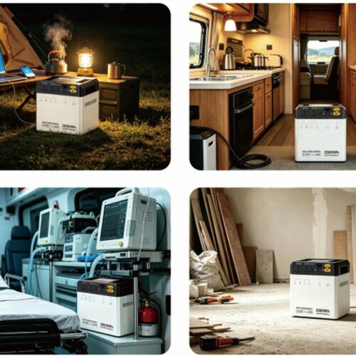 Station d'alimentation portable d'extérieur de 2 000 Wh - Station d'alimentation d'extérieur...