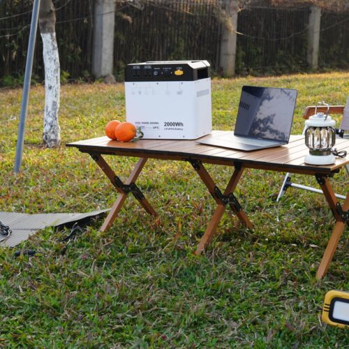 Station d'alimentation portable d'extérieur de 2 000 Wh - Station d'alimentation d'extérieur...