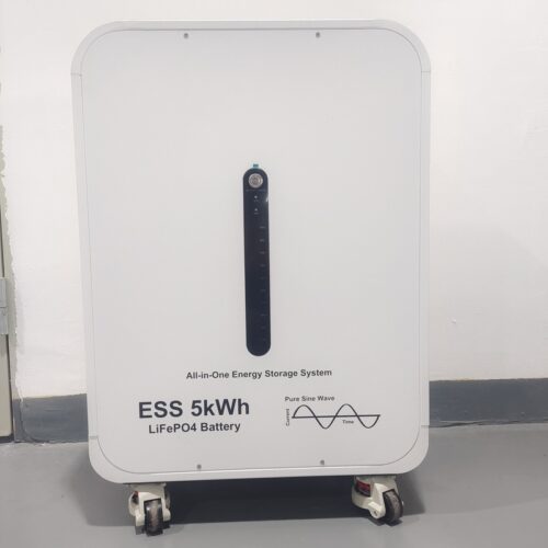 5000Wh Portable Home Power Station – White - Outdoor Home Energy Storage