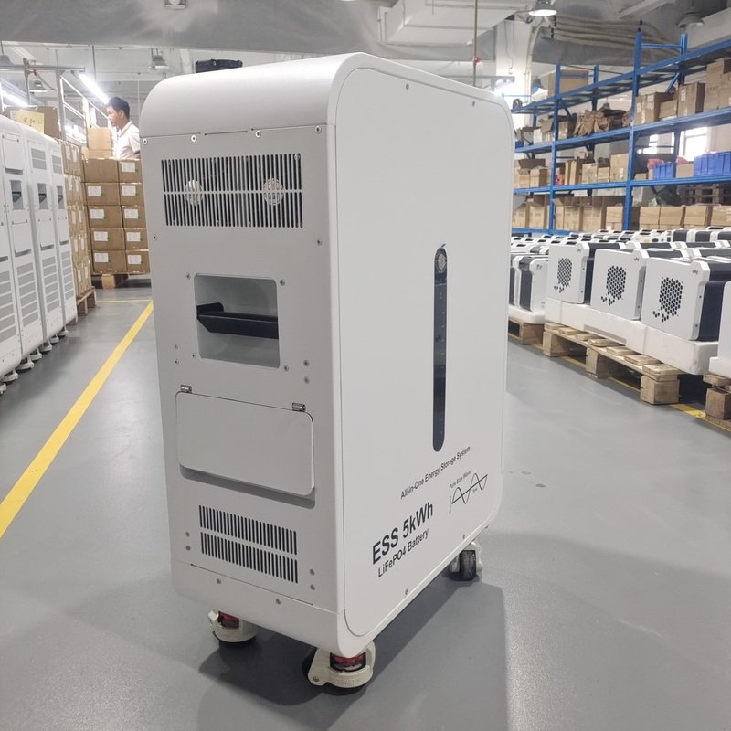 5000Wh Portable Home Power Station – White - Outdoor Home Energy Storage