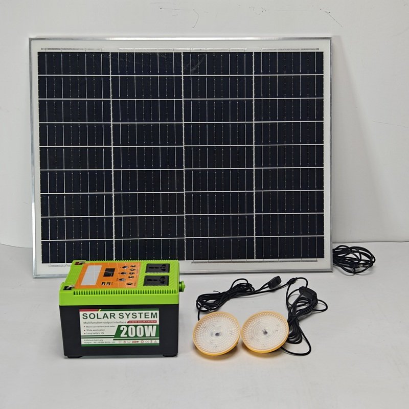 C804 200W Solar Power System - Portable Power Station