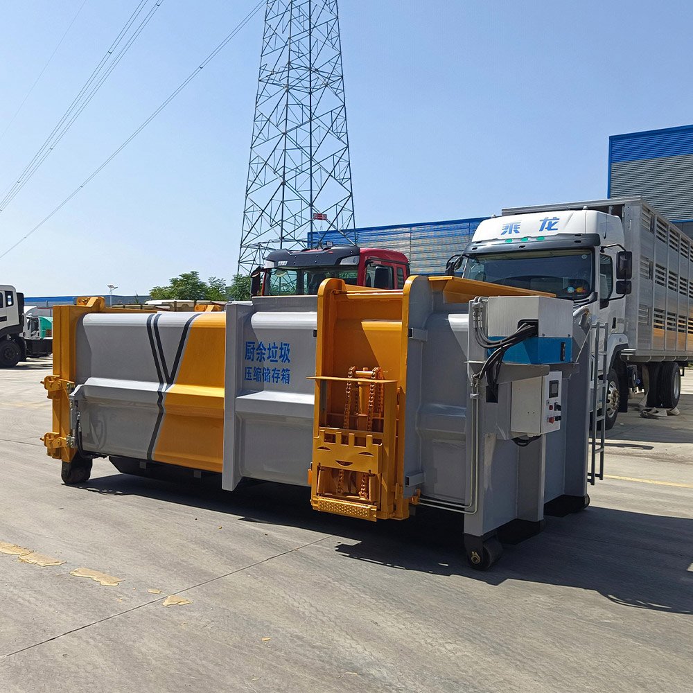 Side-Load Bin Lifter - Mobile Garbage Compactor - NBDIMA