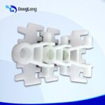 80mm Wide Flat Top Chain With Baffles - Conveyor Belt