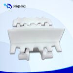 80mm Wide Flat Top Chain With Baffles - Conveyor Belt