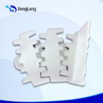 80mm Wide Flat Top Chain With Baffles - Conveyor Belt