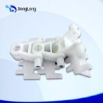 80mm Wide Flat Top Chain With Baffles - Conveyor Belt