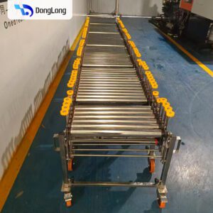 Telescopic Curved Roller Conveyor - Conveyor System