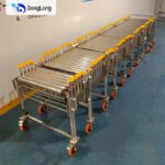 Telescopic Curved Roller Conveyor - Conveyor System