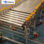 Telescopic Curved Roller Conveyor - Conveyor System