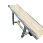 White PVC Belt Conveyor With Aluminum Profile Frame - Conveyor System