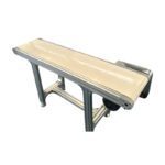 White PVC Belt Conveyor With Aluminum Profile Frame - Conveyor System