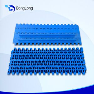 2527 Flat Top Modular Belt With Side Flights - Conveyor Belt
