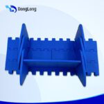 6520 Flat Top Modular Belt With Flights & Side Skirts - Conveyor Belt