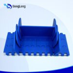 6520 Flat Top Modular Belt With Flights & Side Skirts - Conveyor Belt