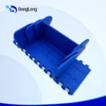 6520 Flat Top Modular Belt With Flights & Side Skirts - Conveyor Belt