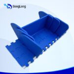 6520 Flat Top Modular Belt With Flights & Side Skirts - Conveyor Belt