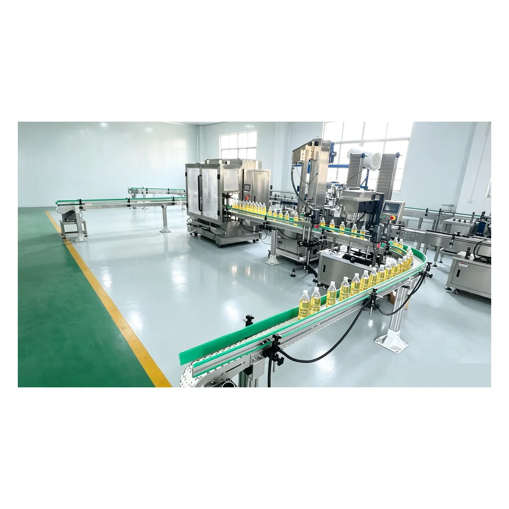 Line overview - Indonesia peanut oil filling line