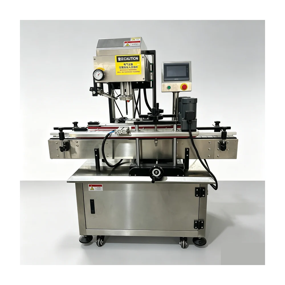 Servo capping machine - Indonesia peanut oil filling line