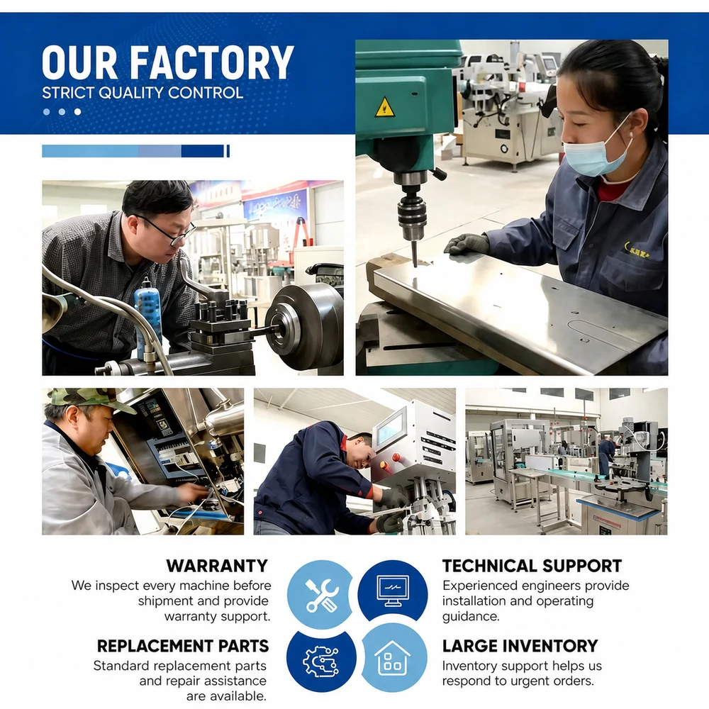 Longteng filling machine factory production and quality control