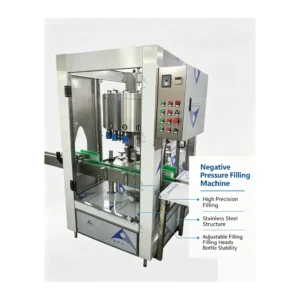 Negative Pressure Filling Machine for Wine, Sake, Soy Sauce and Vinegar Glass Bottles