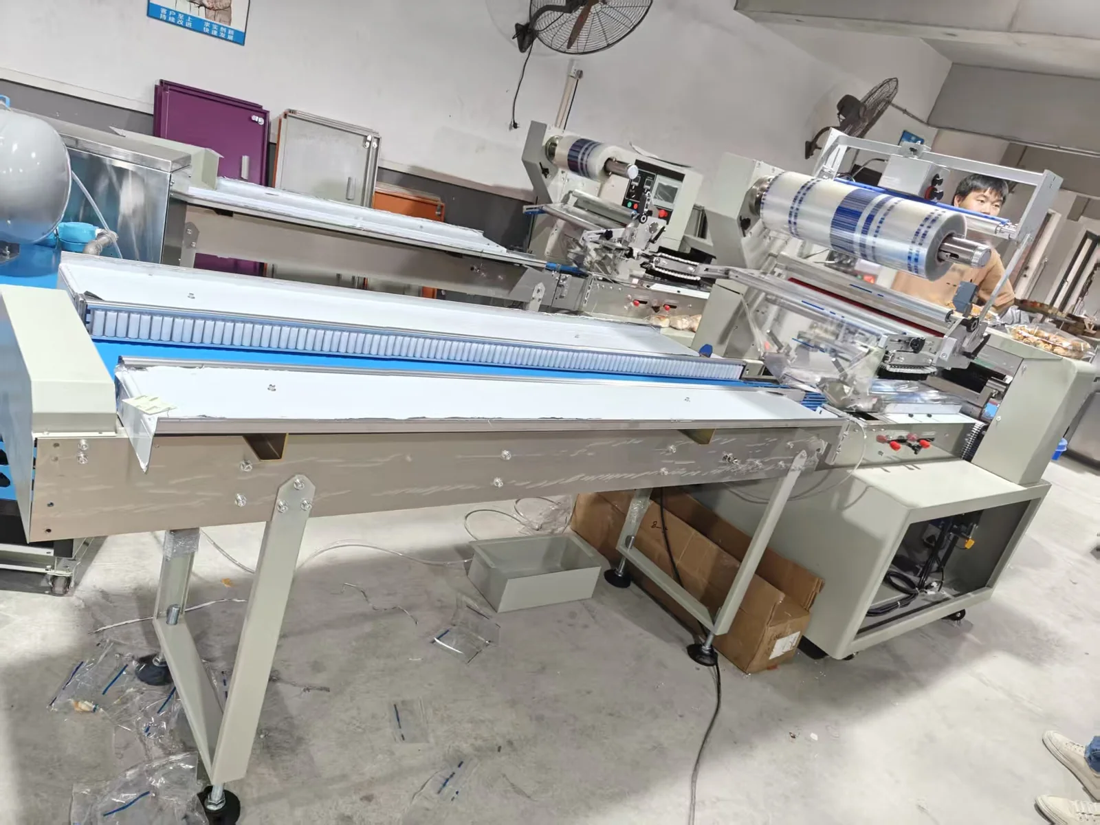 Uzbekistan Round Bread Flow Wrapping Machine Case - image 3