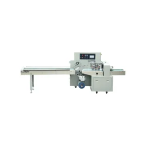 Wide Bottom Film Flow Wrapper for Hardware, Auto Parts and Industrial Components