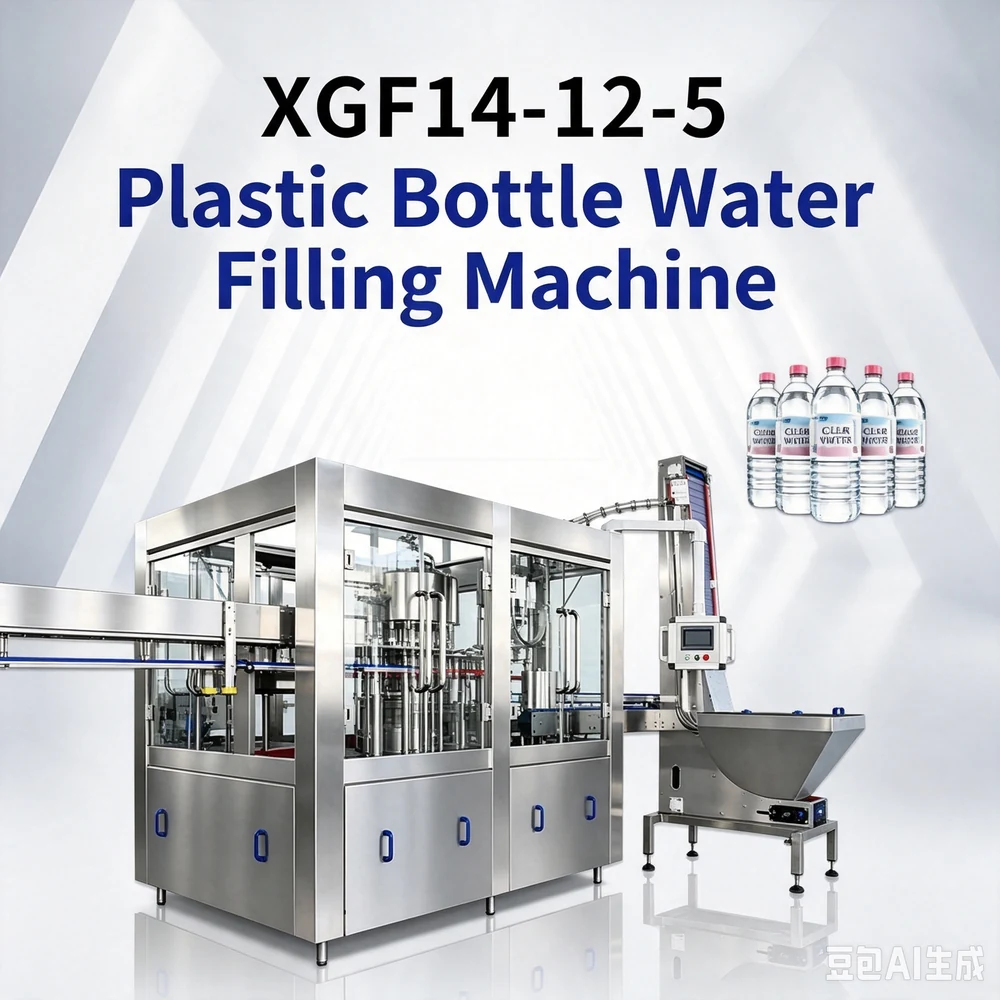 Automatic Bottle Rinsing Filling and Capping Machine for Water