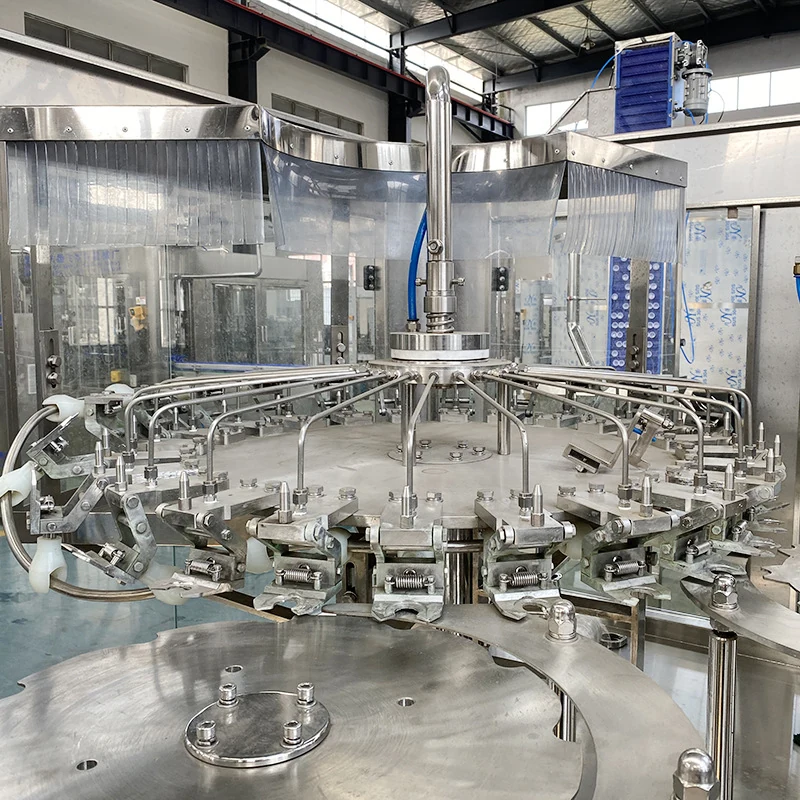 Automatic Carbonated Beverage Filling Machine for PET Bottles - machine view 2