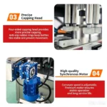 Automatic Four Wheel Servo Capping Machine for Bottles - machine view 1