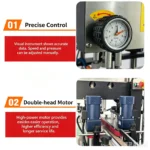 Automatic Four Wheel Servo Capping Machine for Bottles - machine view 2