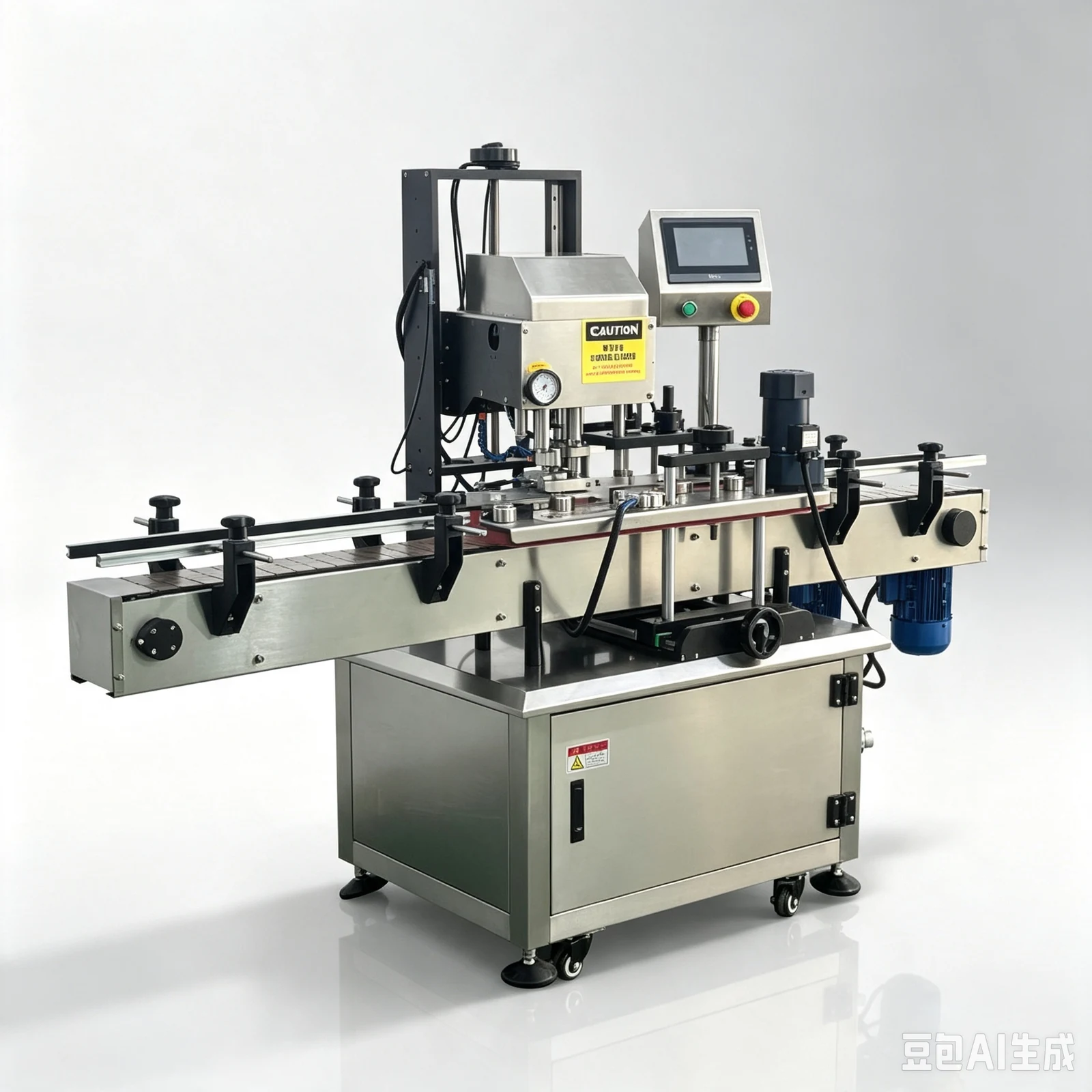Automatic Four Wheel Servo Capping Machine for Bottles - machine view 5