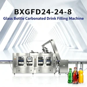 Automatic Glass Bottle Carbonated Beverage Filling Line