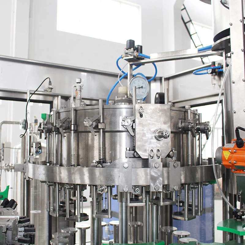 Automatic Glass Bottle Carbonated Beverage Filling Machine - machine view 3