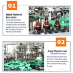 Automatic Glass Bottle Carbonated Beverage Filling Machine - machine view 5