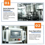 Automatic Glass Bottle Wine Filling Machine for Alcoholic Drinks - machine view 5