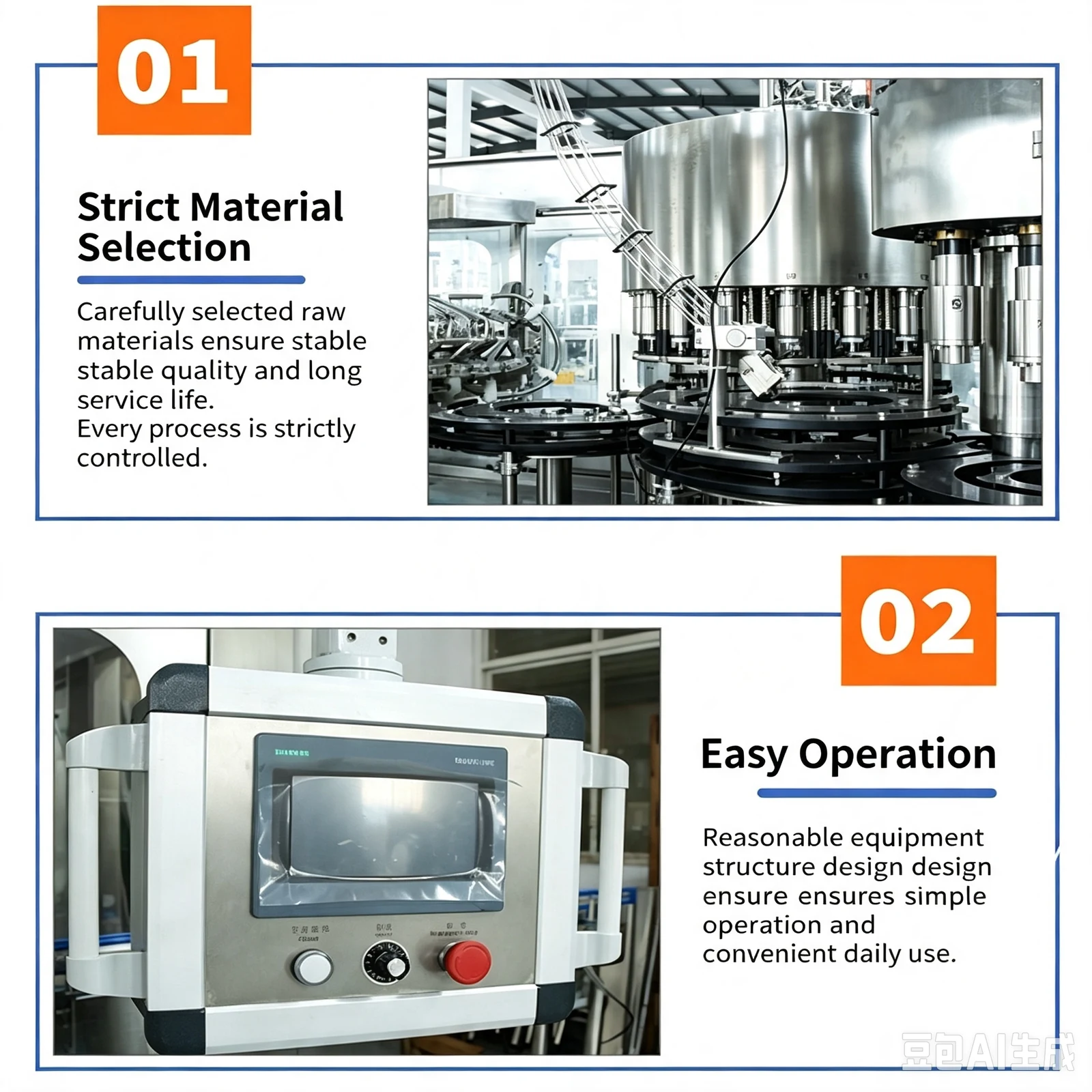 Automatic Glass Bottle Wine Filling Machine for Alcoholic Drinks - machine view 5