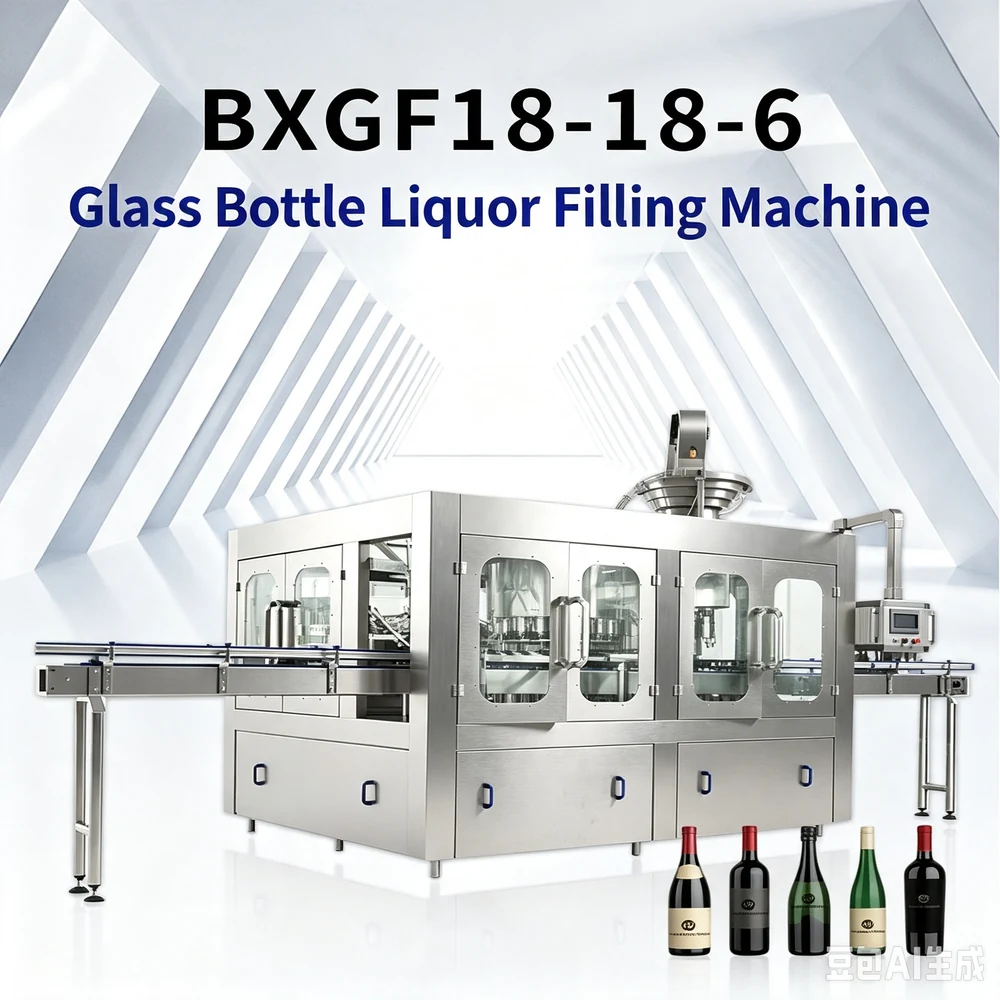 Automatic Glass Bottle Wine Filling Machine for Alcoholic Drinks