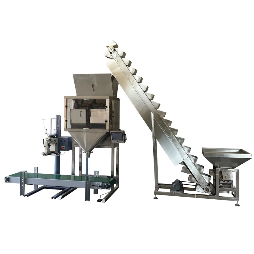 Automatic Granule Packaging Machine for 25-50 kg Bags - machine view 3