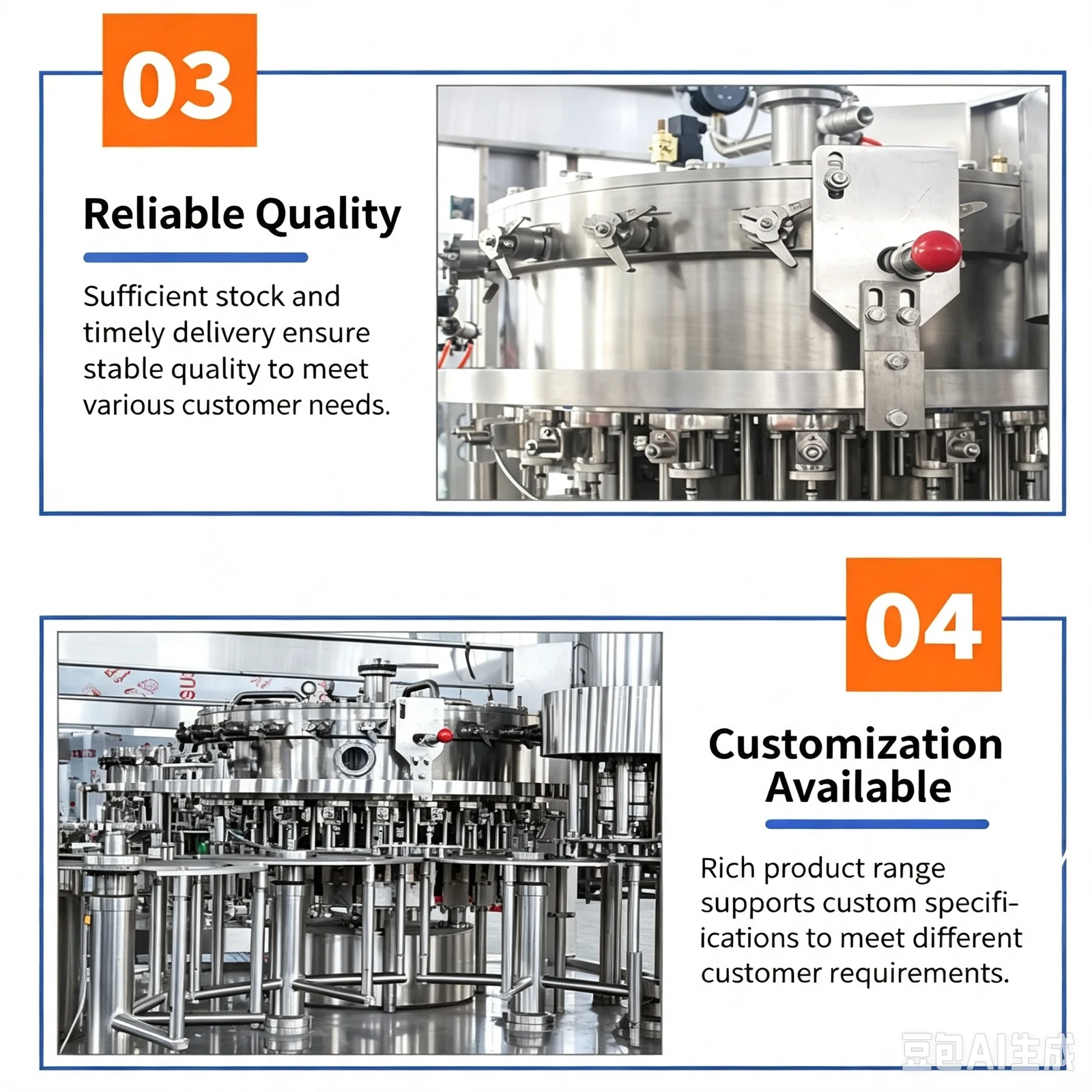 Automatic PET Bottle Carbonated Drink Filling Machine for Cola - machine view 6