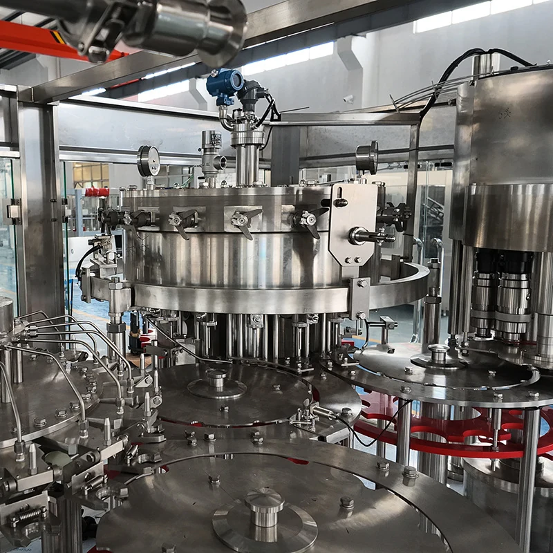 Automatic PET Bottle Cola Filling Machine for Carbonated Drinks - machine view 1