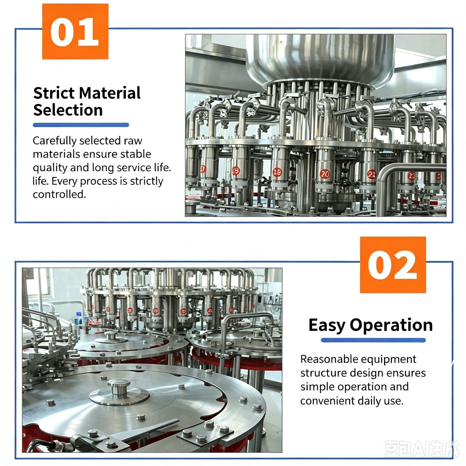 Automatic PET Juice Hot Filling Machine for Tea Drinks - machine view 5