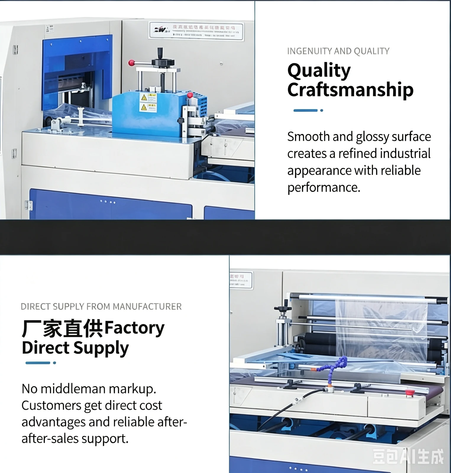 Automatic Servo Side Sealing Shrink Wrapping Machine - machine view 2