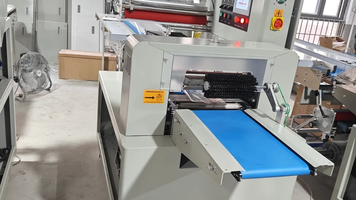 Bakery Horizontal Flow Wrapper customer project – Azerbaijan Square Bread Flow Wrapping Machine Case