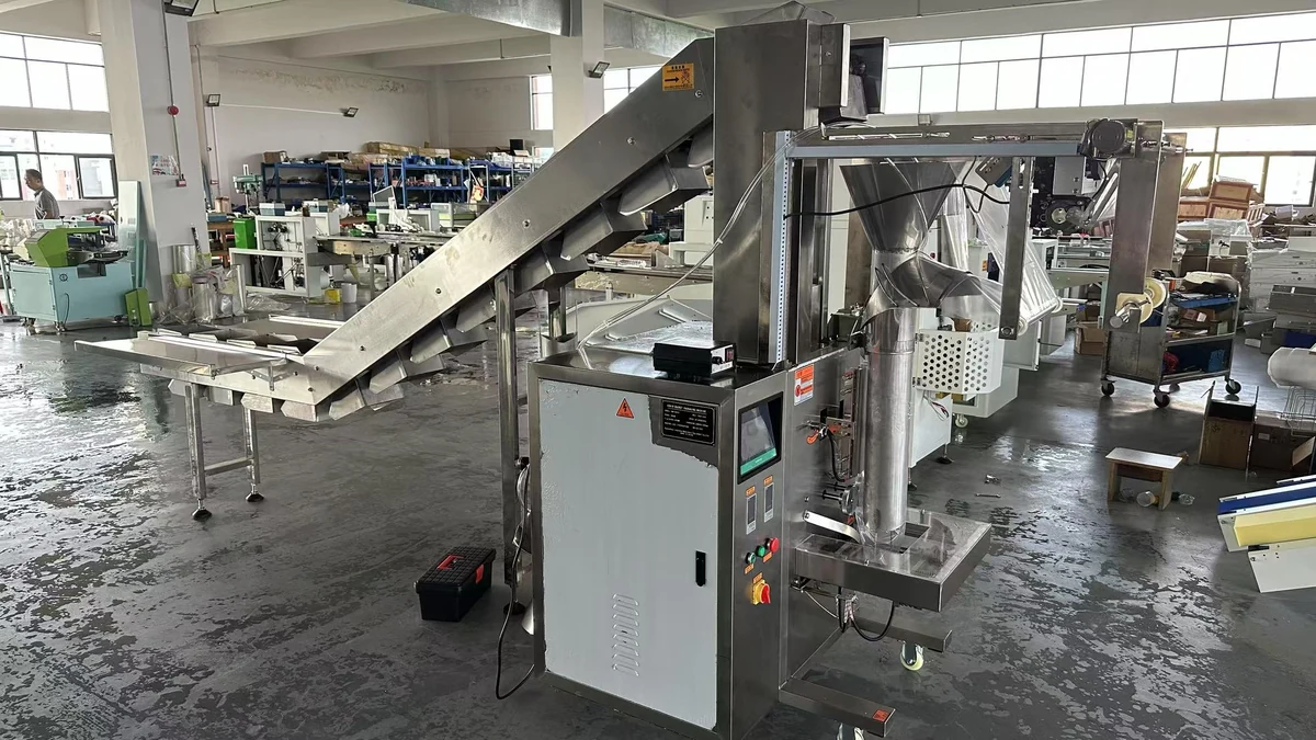 Bean Sprout Chain Bucket Packaging Machine Project - Vietnam dealer project