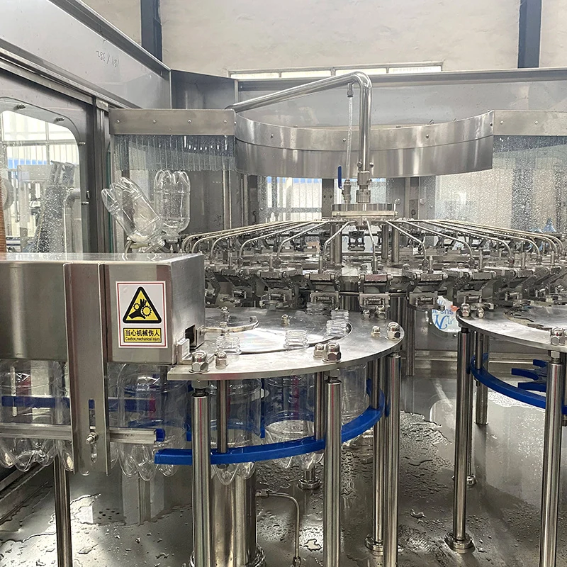 Custom Carbonated Beverage Filling Line for PET Bottles - machine view 1