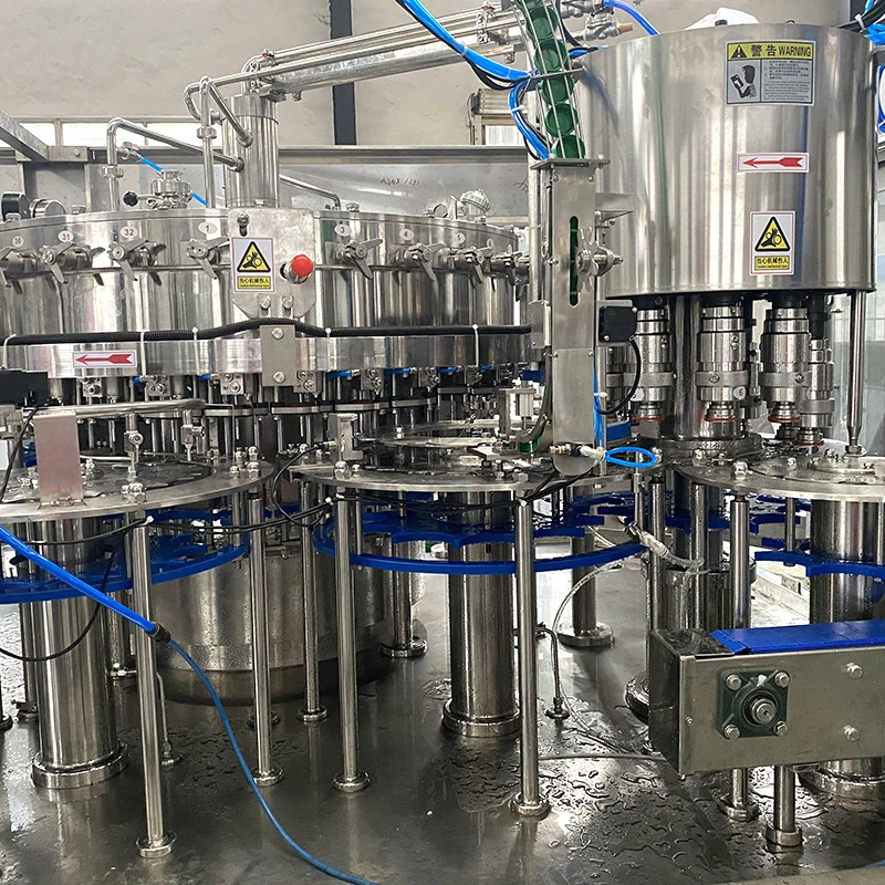 Custom Carbonated Beverage Filling Line for PET Bottles - machine view 3