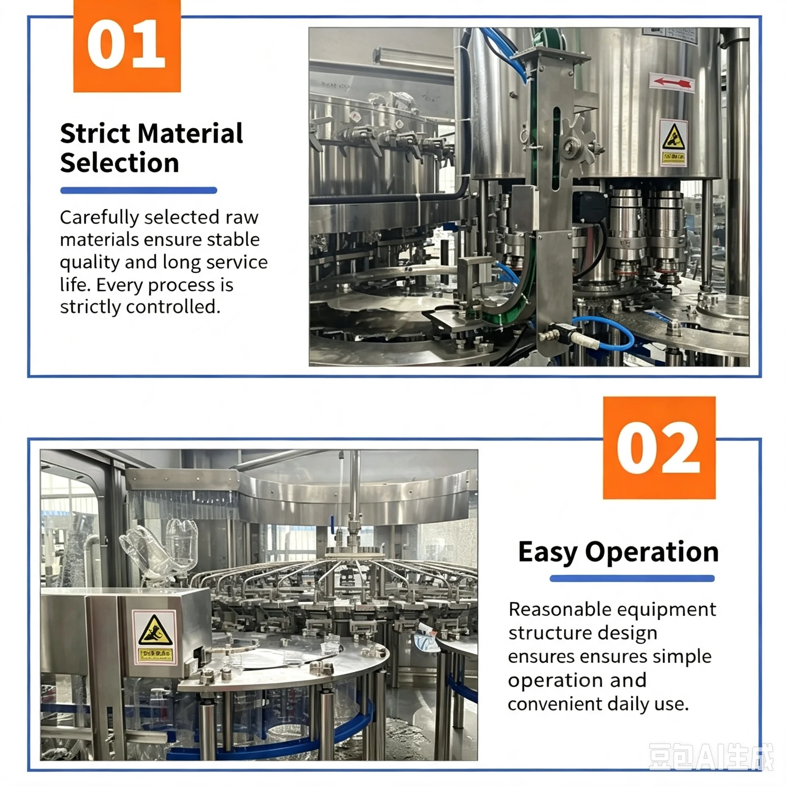 Custom Carbonated Beverage Filling Line for PET Bottles - machine view 5