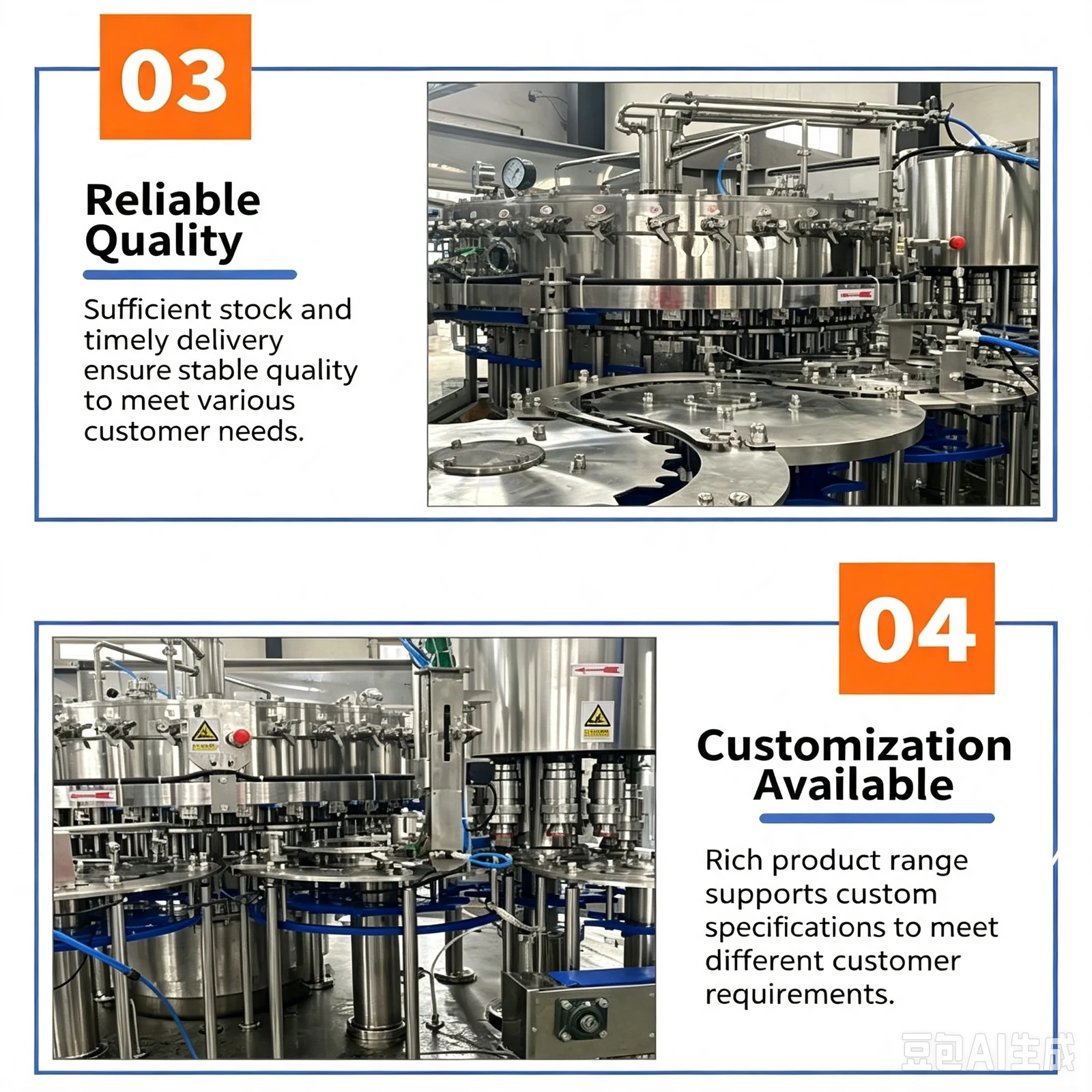 Custom Carbonated Beverage Filling Line for PET Bottles - machine view 6
