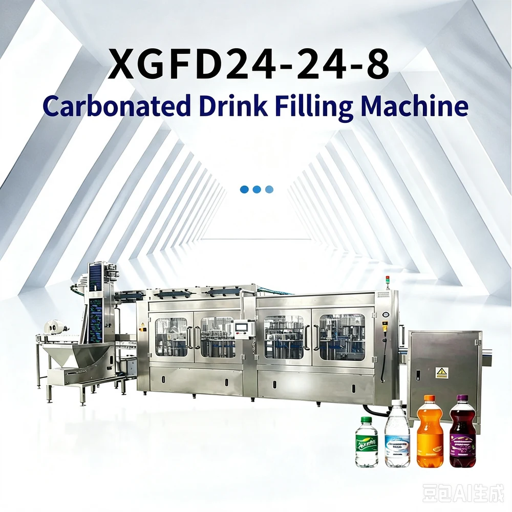 Custom Carbonated Beverage Filling Line for PET Bottles