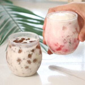 195ml plastic intensification dessert cup--CH6085